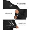 imageMAGCOMSEN Mens Long Sleeve Shirts UPF 50 UV Sun Protection Athletic Shirts for Hiking Running Workout Rash GuardBlack