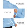 imageMAGCOMSEN Mens Long Sleeve Shirts UPF 50 UV Sun Protection Athletic Shirts for Hiking Running Workout Rash GuardBlue