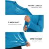 imageMAGCOMSEN Mens Long Sleeve Shirts UPF 50 UV Sun Protection Athletic Shirts for Hiking Running Workout Rash GuardBlue Green
