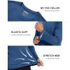 imageMAGCOMSEN Mens Long Sleeve Shirts UPF 50 UV Sun Protection Athletic Shirts for Hiking Running Workout Rash GuardBlue Grey