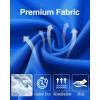 imageMAGCOMSEN Mens Long Sleeve Shirts UPF 50 UV Sun Protection Athletic Shirts for Hiking Running Workout Rash GuardBright Blue