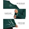 imageMAGCOMSEN Mens Long Sleeve Shirts UPF 50 UV Sun Protection Athletic Shirts for Hiking Running Workout Rash GuardDark Green
