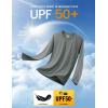 imageMAGCOMSEN Mens Long Sleeve Shirts UPF 50 UV Sun Protection Athletic Shirts for Hiking Running Workout Rash GuardDark Grey