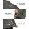 imageMAGCOMSEN Mens Long Sleeve Shirts UPF 50 UV Sun Protection Athletic Shirts for Hiking Running Workout Rash GuardDark Grey