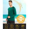 imageMAGCOMSEN Mens Long Sleeve Shirts UPF 50 UV Sun Protection Athletic Shirts for Hiking Running Workout Rash GuardEmerald Green