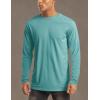 imageMAGCOMSEN Mens Long Sleeve Shirts UPF 50 UV Sun Protection Athletic Shirts for Hiking Running Workout Rash GuardGrey Green