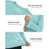 imageMAGCOMSEN Mens Long Sleeve Shirts UPF 50 UV Sun Protection Athletic Shirts for Hiking Running Workout Rash GuardLake Blue