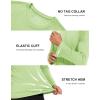imageMAGCOMSEN Mens Long Sleeve Shirts UPF 50 UV Sun Protection Athletic Shirts for Hiking Running Workout Rash GuardLight Green