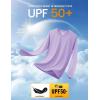 imageMAGCOMSEN Mens Long Sleeve Shirts UPF 50 UV Sun Protection Athletic Shirts for Hiking Running Workout Rash GuardLight Purple