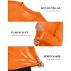 imageMAGCOMSEN Mens Long Sleeve Shirts UPF 50 UV Sun Protection Athletic Shirts for Hiking Running Workout Rash GuardOrange