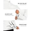 imageMAGCOMSEN Mens Long Sleeve Shirts UPF 50 UV Sun Protection Athletic Shirts for Hiking Running Workout Rash GuardWhite