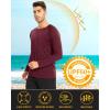 imageMAGCOMSEN Mens Long Sleeve Shirts UPF 50 UV Sun Protection Athletic Shirts for Hiking Running Workout Rash GuardWine