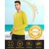 imageMAGCOMSEN Mens Long Sleeve Shirts UPF 50 UV Sun Protection Athletic Shirts for Hiking Running Workout Rash GuardYellow