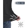 imageMAGCOMSEN Mens Quarter Zip Pullover Long Sleeve Sweatshirts Fleece Lined Golf Pullover Thermal Gym Workout TopsBlack