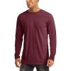 imageMAGCOMSEN Mens Long Sleeve Shirts UPF 50 UV Sun Protection Athletic Shirts for Hiking Running Workout Rash GuardWine
