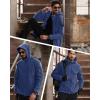 imageMAGCOMSEN Mens Military Tactical Jacket Warm Fleece Hoodies Sport Outdoor Winter Coats WindbreakerRoyal Blue