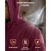 imageMAGCOMSEN Mens Military Tactical Jacket Warm Fleece Hoodies Sport Outdoor Winter Coats WindbreakerWine Red