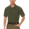 imageMAGCOMSEN Mens Tactical Military Shirts 14 Zip Short Sleeve Slim Fit Camo ShirtArmy Green
