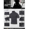 imageMAGCOMSEN Mens Tactical Military Shirts 14 Zip Short Sleeve Slim Fit Camo ShirtGrey