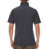 imageMAGCOMSEN Mens Tactical Military Shirts 14 Zip Short Sleeve Slim Fit Camo ShirtGrey