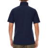 imageMAGCOMSEN Mens Tactical Military Shirts 14 Zip Short Sleeve Slim Fit Camo ShirtNavy