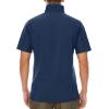 imageMAGCOMSEN Mens Tactical Military Shirts 14 Zip Short Sleeve Slim Fit Camo ShirtRoyal Blue