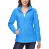 imageMAGCOMSEN Womens Fleece Jacket Zip Up Coat Lightweight Soft Warm Long Sleeve Jackets with Pockets for WinterBlue