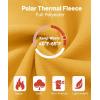 imageMAGCOMSEN Womens Fleece Jacket Zip Up Coat Lightweight Soft Warm Long Sleeve Jackets with Pockets for WinterGinger