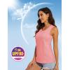 imageMAGCOMSEN Womens Sleeveless Workout Shirts UPF 80 Dry Fit Running Wicking Tank Tops Athletic Gym Summer Tops01pink