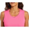 imageMAGCOMSEN Womens Sleeveless Workout Shirts UPF 80 Dry Fit Running Wicking Tank Tops Athletic Gym Summer TopsRose