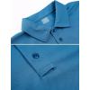 imageMAGCOMSEN Mens Polo Shirt Quick Dry Performance Short Sleeve Tactical Shirts Pique Jersey Golf ShirtBlue Greenshort