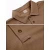imageMAGCOMSEN Mens Polo Shirt Quick Dry Performance Short Sleeve Tactical Shirts Pique Jersey Golf ShirtBrown