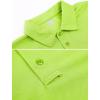imageMAGCOMSEN Mens Polo Shirt Quick Dry Performance Short Sleeve Tactical Shirts Pique Jersey Golf ShirtFlourescent Greenshort