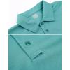 imageMAGCOMSEN Mens Polo Shirt Quick Dry Performance Short Sleeve Tactical Shirts Pique Jersey Golf ShirtGrey Green