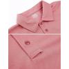 imageMAGCOMSEN Mens Polo Shirt Quick Dry Performance Short Sleeve Tactical Shirts Pique Jersey Golf ShirtGrey Pinkshort