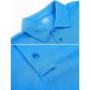 imageMAGCOMSEN Mens Polo Shirt Quick Dry Performance Short Sleeve Tactical Shirts Pique Jersey Golf ShirtHorizon Blueshort
