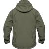 imageMAGCOMSEN Mens Tactical Jacket 7 Pockets Performance Fleece Lined Water Resistant Soft Shell Winter CoatsArmy Green