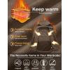 imageMAGCOMSEN Mens Tactical Jacket 7 Pockets Performance Fleece Lined Water Resistant Soft Shell Winter CoatsCoffee