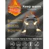 imageMAGCOMSEN Mens Tactical Jacket 7 Pockets Performance Fleece Lined Water Resistant Soft Shell Winter CoatsGray