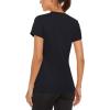 imageMAGCOMSEN Womens Short Sleeve TShirts UPF 50 Sun Protection Quick Dry Athletic Running Workout Rash Guard TopsBlack