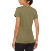 imageMAGCOMSEN Womens Short Sleeve TShirts UPF 50 Sun Protection Quick Dry Athletic Running Workout Rash Guard TopsDull Cyan