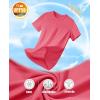 imageMAGCOMSEN Womens Short Sleeve TShirts UPF 50 Sun Protection Quick Dry Athletic Running Workout Rash Guard TopsRose