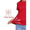 imageMAGCOMSEN Womens Short Sleeve TShirts UPF 50 Sun Protection Quick Dry Athletic Running Workout Rash Guard TopsTomato