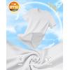 imageMAGCOMSEN Womens Short Sleeve TShirts UPF 50 Sun Protection Quick Dry Athletic Running Workout Rash Guard TopsWhite