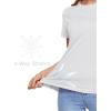 imageMAGCOMSEN Womens Short Sleeve TShirts UPF 50 Sun Protection Quick Dry Athletic Running Workout Rash Guard TopsWhite