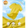 imageMAGCOMSEN Womens Short Sleeve TShirts UPF 50 Sun Protection Quick Dry Athletic Running Workout Rash Guard TopsYellow