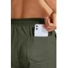 imageMAGCOMSEN Mens Cotton Joggers Sweatpants with Pockets Lightweight Running Workout Trainning Jogging Pants for MenArmy Green