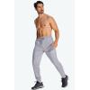 imageMAGCOMSEN Mens Cotton Joggers Sweatpants with Pockets Lightweight Running Workout Trainning Jogging Pants for MenLight Grey
