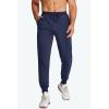 imageMAGCOMSEN Mens Cotton Joggers Sweatpants with Pockets Lightweight Running Workout Trainning Jogging Pants for MenNavy