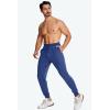 imageMAGCOMSEN Mens Cotton Joggers Sweatpants with Pockets Lightweight Running Workout Trainning Jogging Pants for MenSapphire Blue